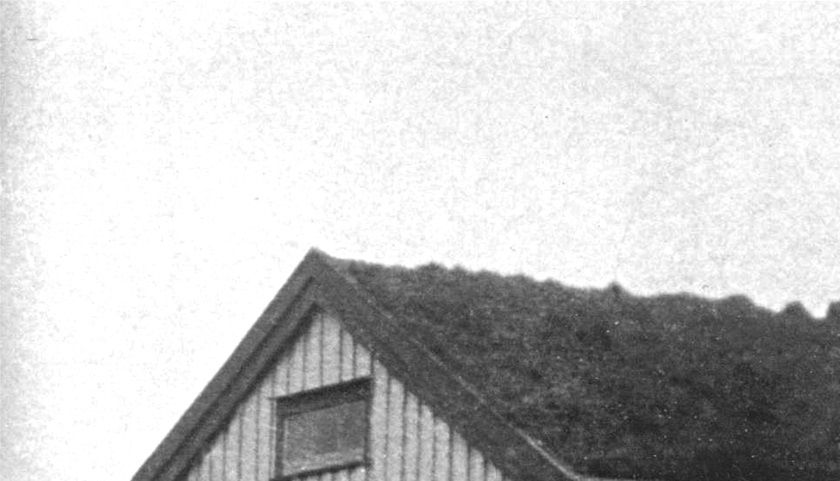 Et bilde fra første del av århundret, før 1923.  Den tid handelsmann Johan Kristian Mathisen var bosatt her.   BILDET ER LÅNT FRA BJØRN SKAUGE I ANLEDNING MIN HJEMMESIDE.